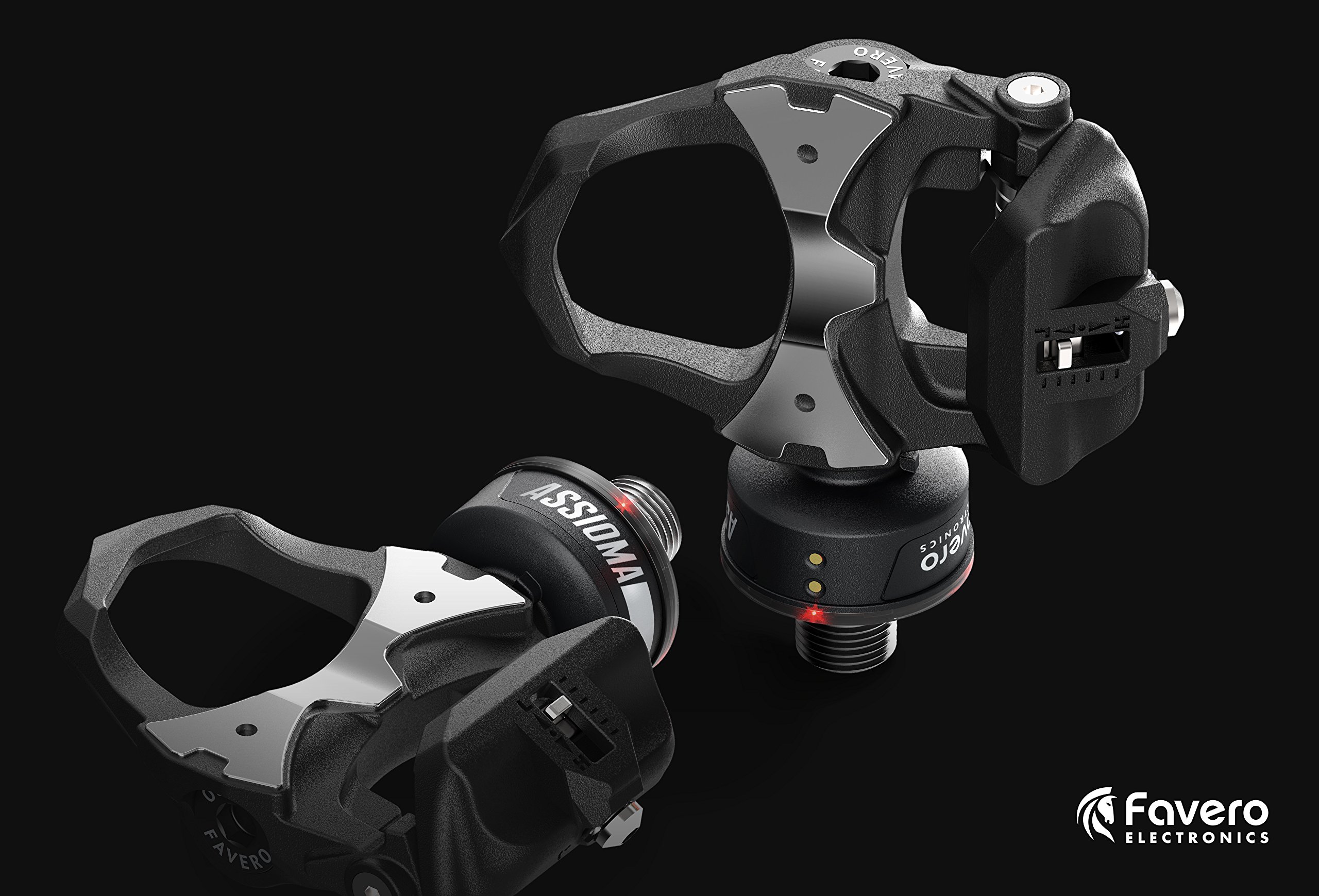 hmicchii　ASSIOMA  DUO 94mmx96mm Favero Assioma DUO Power Meter Pedals with Upgraded Pedal